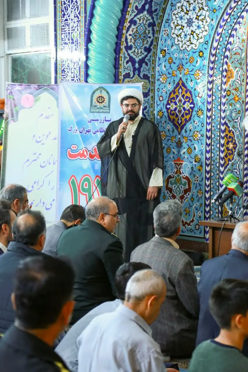 🔺حضور سردار محمدیان در مسجد