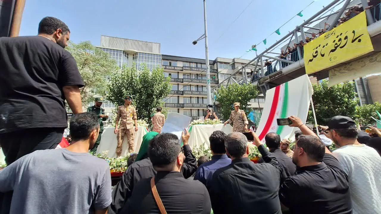 🌺مراسم باشکوه تشیع شهدا
