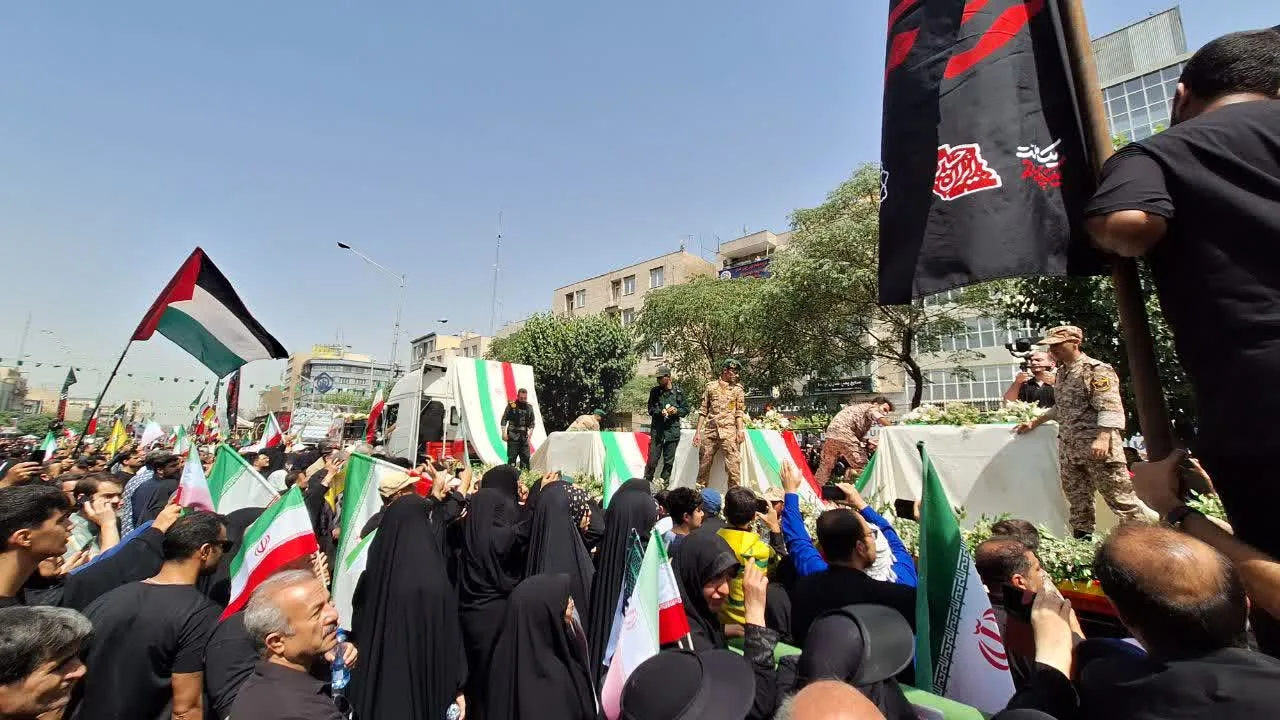 🌺مراسم باشکوه تشیع شهدا