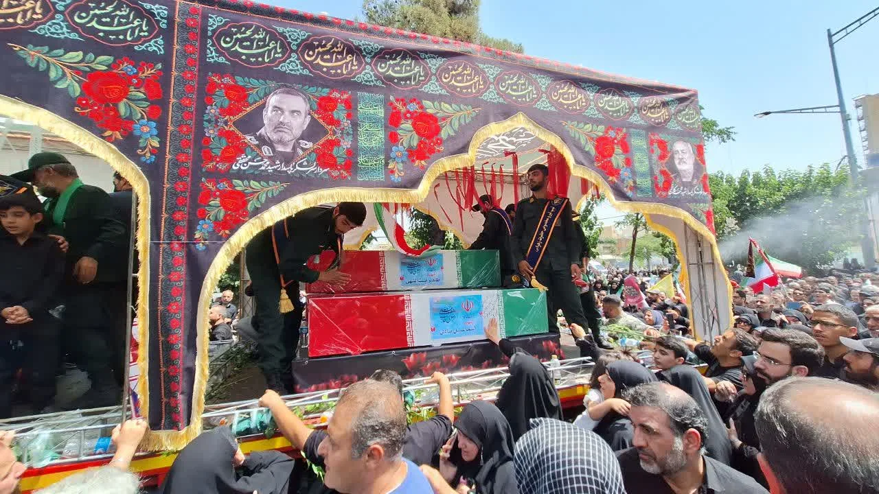 🌺مراسم باشکوه تشیع شهدا