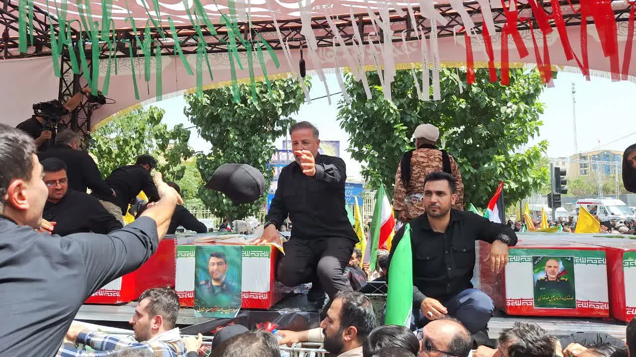 🌺مراسم باشکوه تشیع شهدا