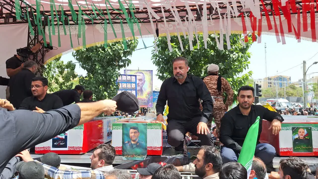 🌺مراسم باشکوه تشیع شهدا