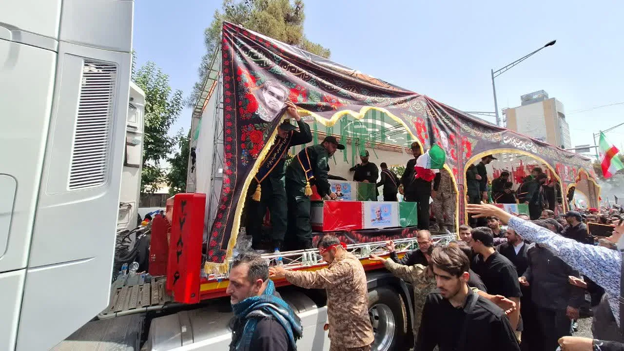 🌺مراسم باشکوه تشیع شهدا