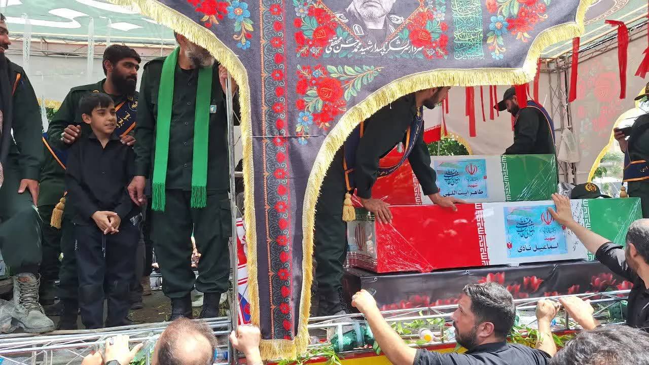 🌺مراسم باشکوه تشیع شهدا