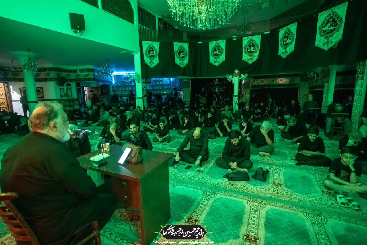 🏴 شب پنجم سوگواره دهه اول حسینی