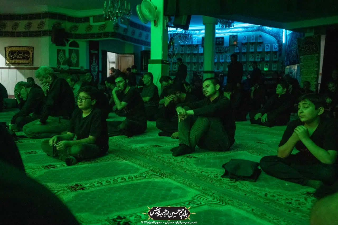 🏴 شب پنجم سوگواره دهه اول حسینی