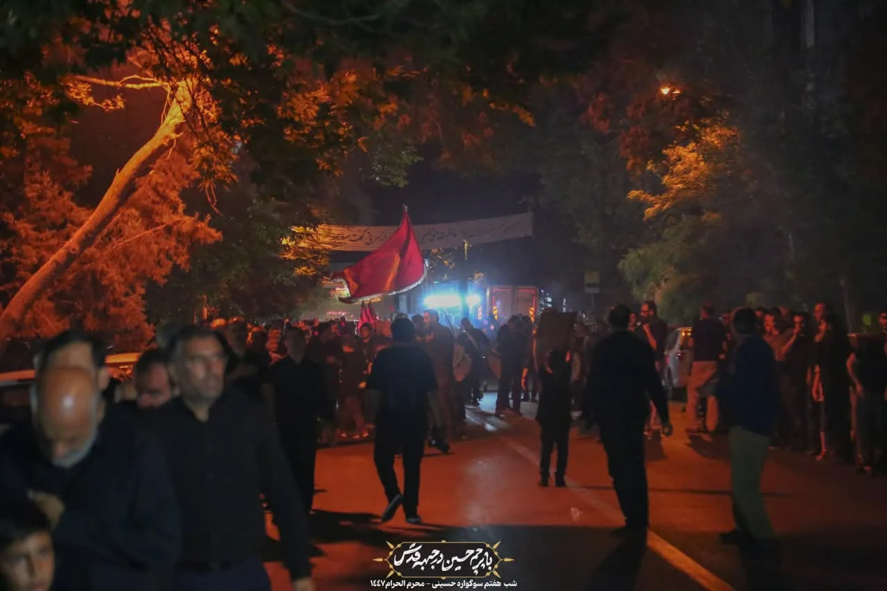 دسته عزاداران حسینی / شب هفتم محرم الحرام