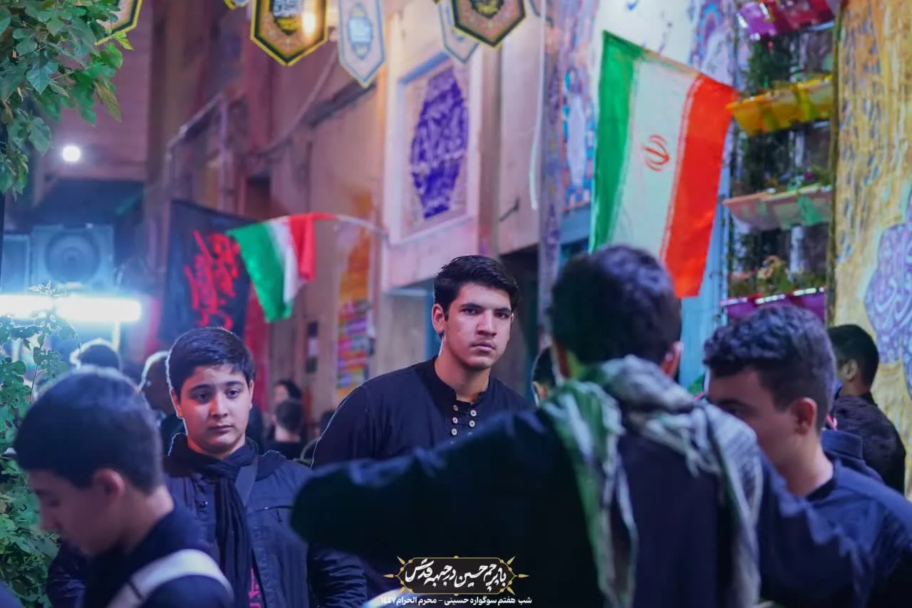 دسته عزاداران حسینی / شب هفتم محرم الحرام