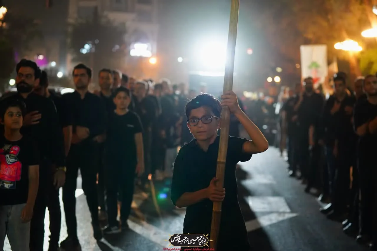 🏴 دسته عزادان حسینی / شام غریبان عاشورا محرم الحرام ۱۴۰۴