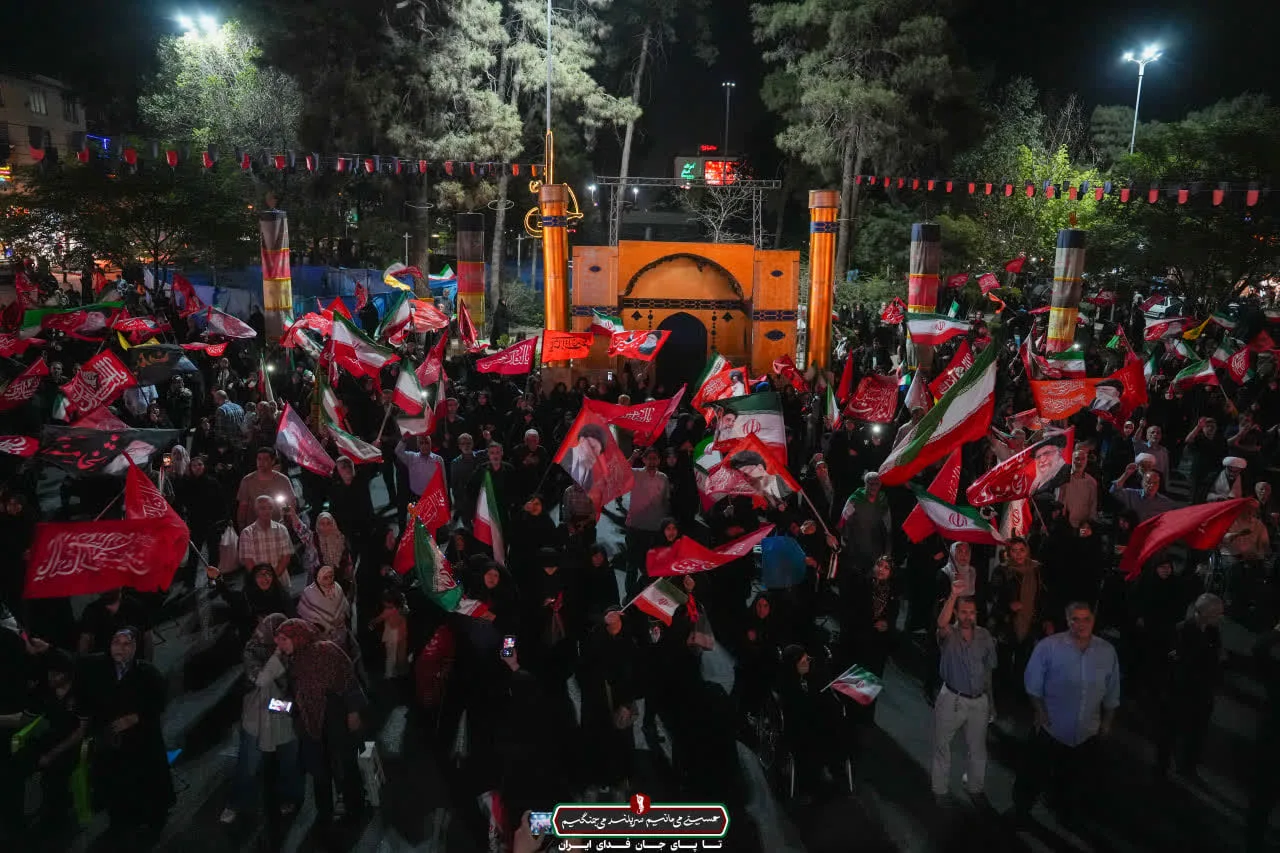 🔻  تجمع مردم مبعوث شده نارمک