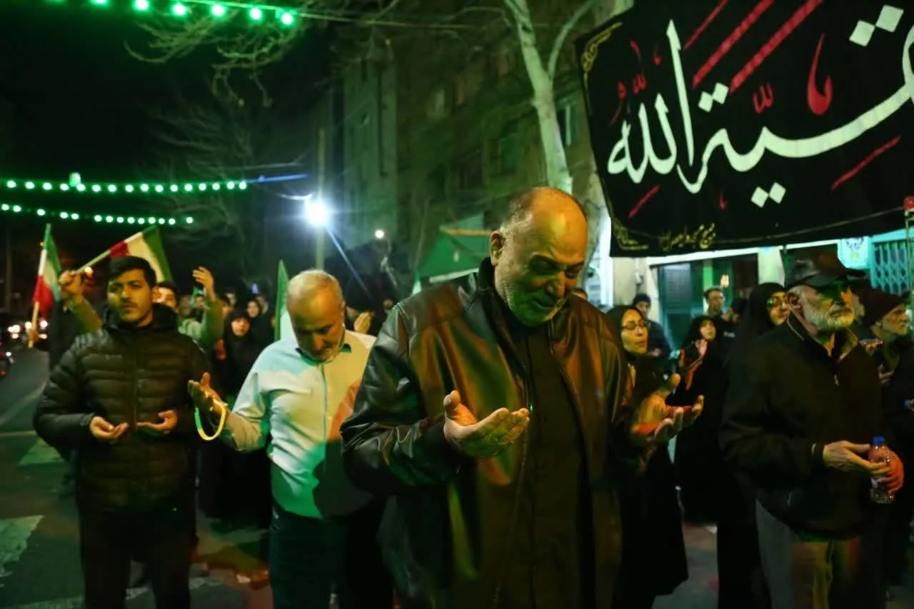 دسته عزاداران و راهپیمایی امت حزب الله
