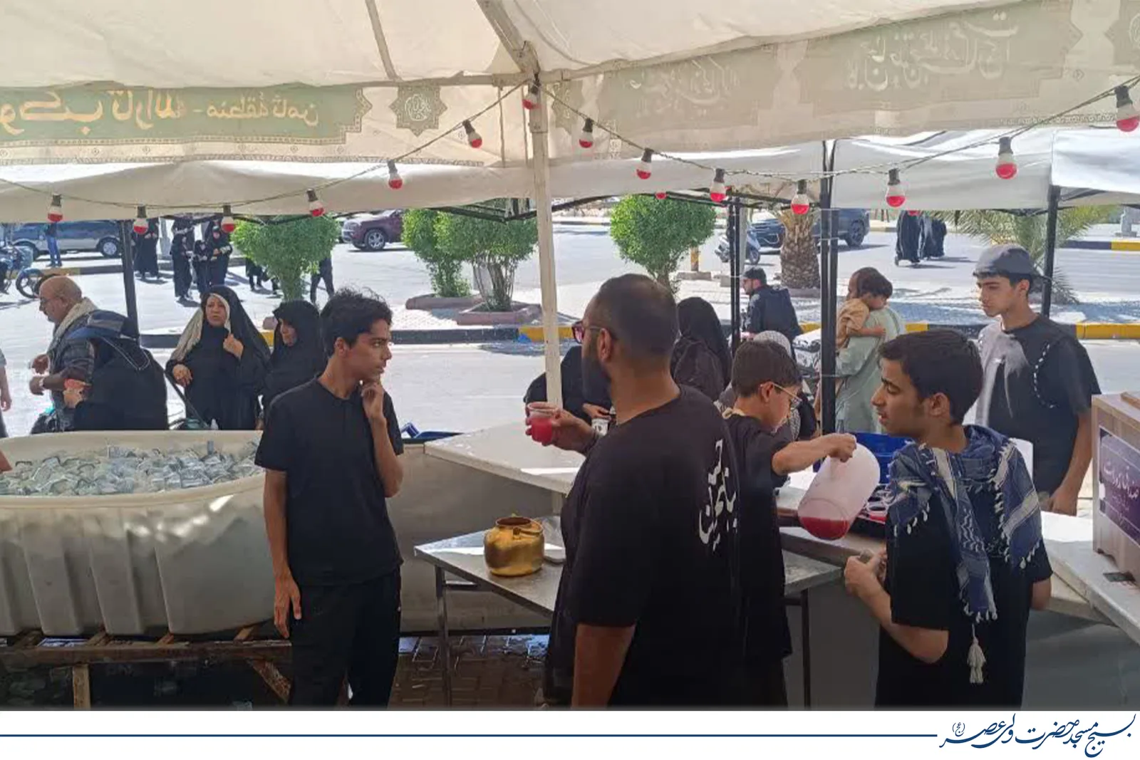 خدمت به زائران اربعین در کاظمین